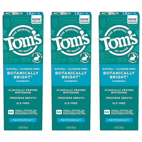 Tom's of Maine Botanically Bright Whitening Toothpaste Peppermint by Tom's of Maine - American Made